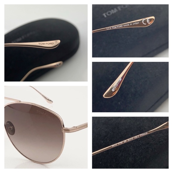 New TOM FORD Milla Aviator Sunglasses FT0784 28F - Picture 7 of 15